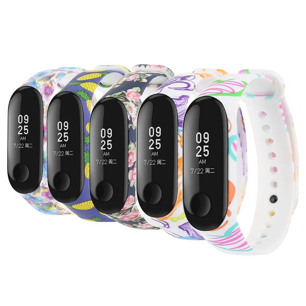 Ремешок для Mi Band 3 сменный силиконовый ремешок аксессуары смарт браслетов Xiaomi