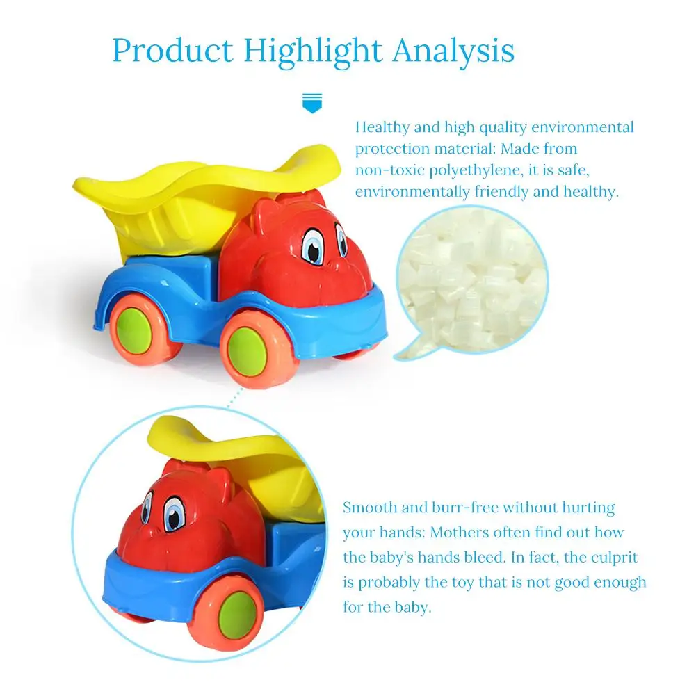Children Beach Toy Car Set Non-toxic Plastic Sand Snow Play Model For Babies Outdoor Toys | Игрушки и хобби