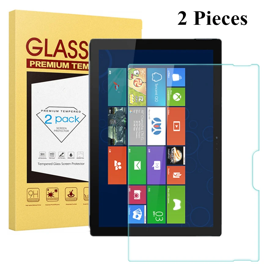 2 шт./упак. для Microsoft Surface Pro 6 12 3 ''(2018) Защитная пленка экрана из закаленного