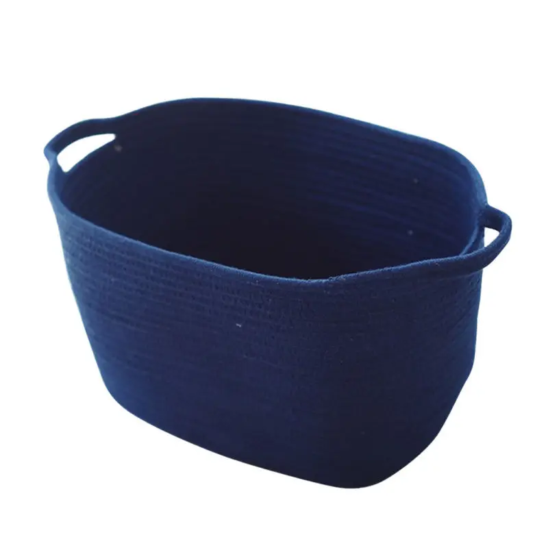 Корзины для хранения хлопчатобумажная веревка корзина тканая детская белья