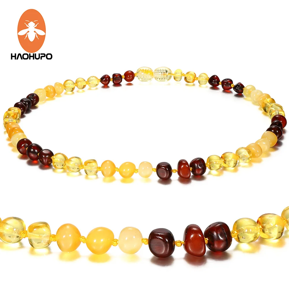 

Hao Hu Po Classic Baltic Amber Supply Certificate Authenticity Teething Necklace for Baby/Adult Jewelry Gifts GIC