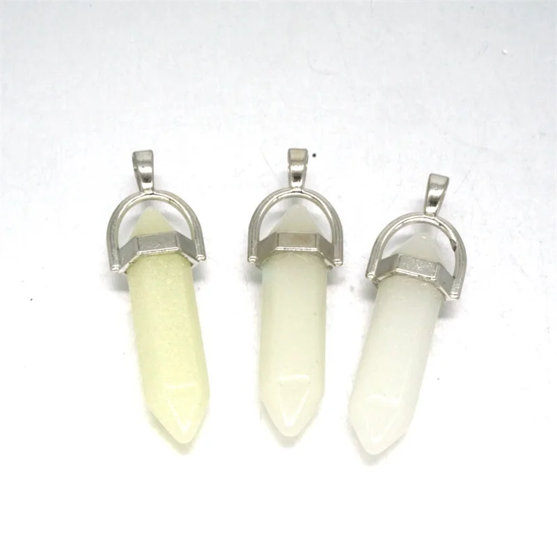 Светящийся светильник темноте каменный кулон светящиеся ожерелья