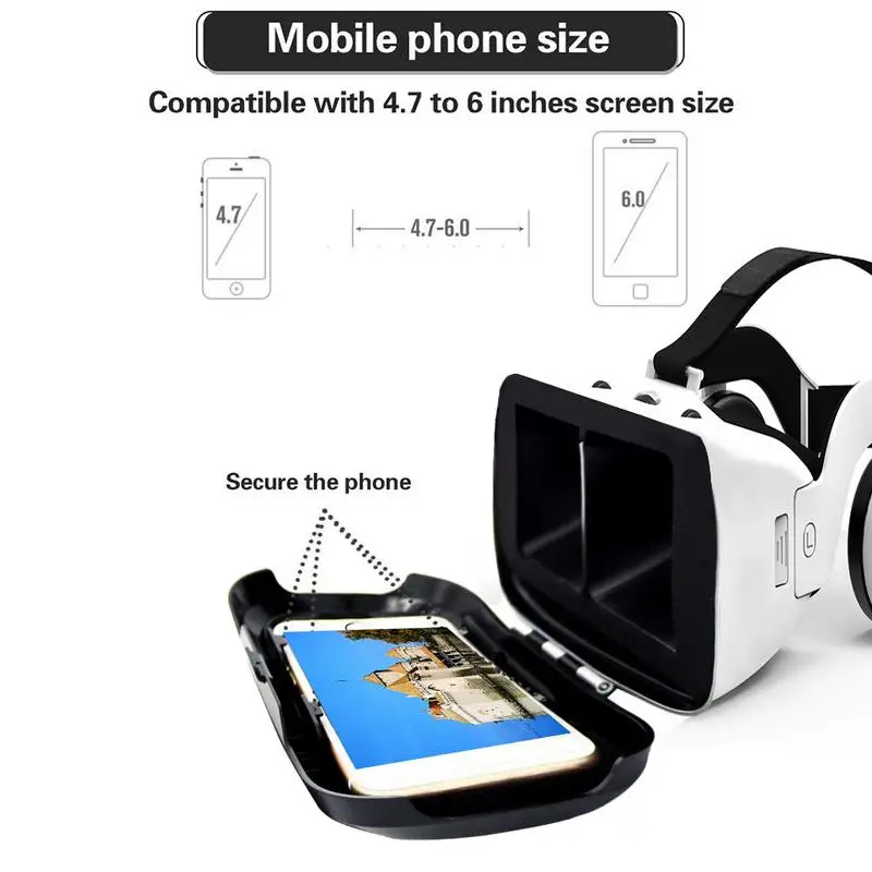 Горячая VR гарнитура с пультом дистанционного управления стерео наушники Hifi