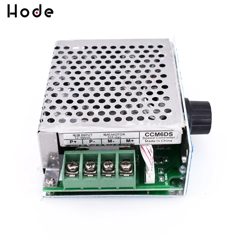 Цифровой дисплеем постоянного тока в 12 ~ 50V 12v 24v 36v PWM контроллер скорости
