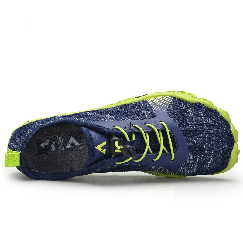 2019 Men's Summer Beach Seaside Aqua Shoes Outdoor Fishing Swimming Male Five Finger Flat Soft Walking Quick-Drying Sneakers | Спорт и