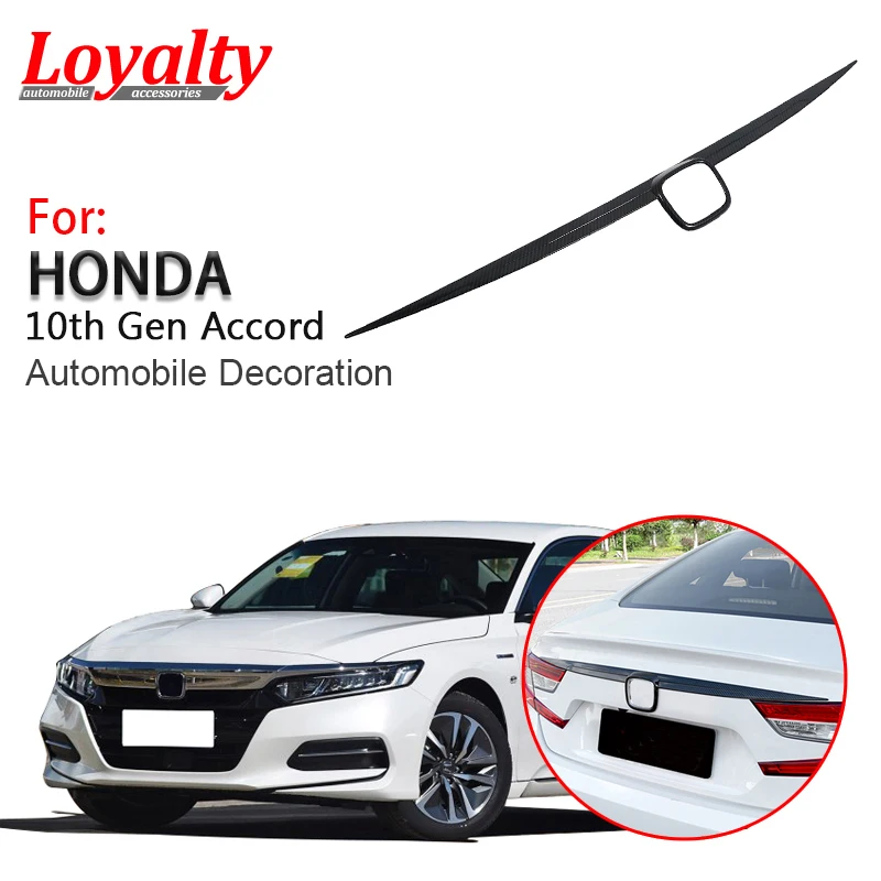 Крепление на заднюю дверь автомобиля Honda Accord 2018 2019 ABS из углеродного