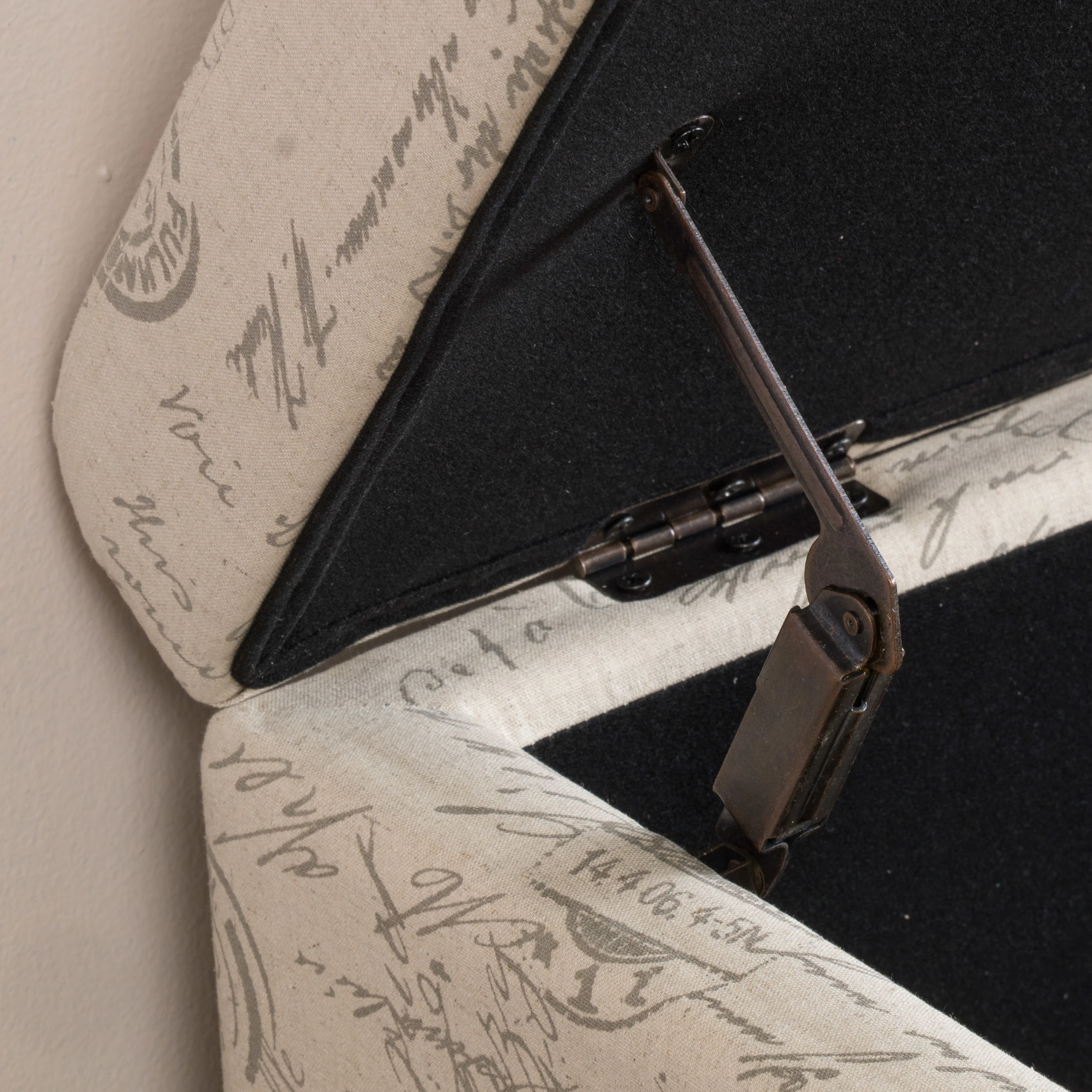 Cerise ткань оттоманка скамья с французский скрипт|Табуреты и пуфики| |