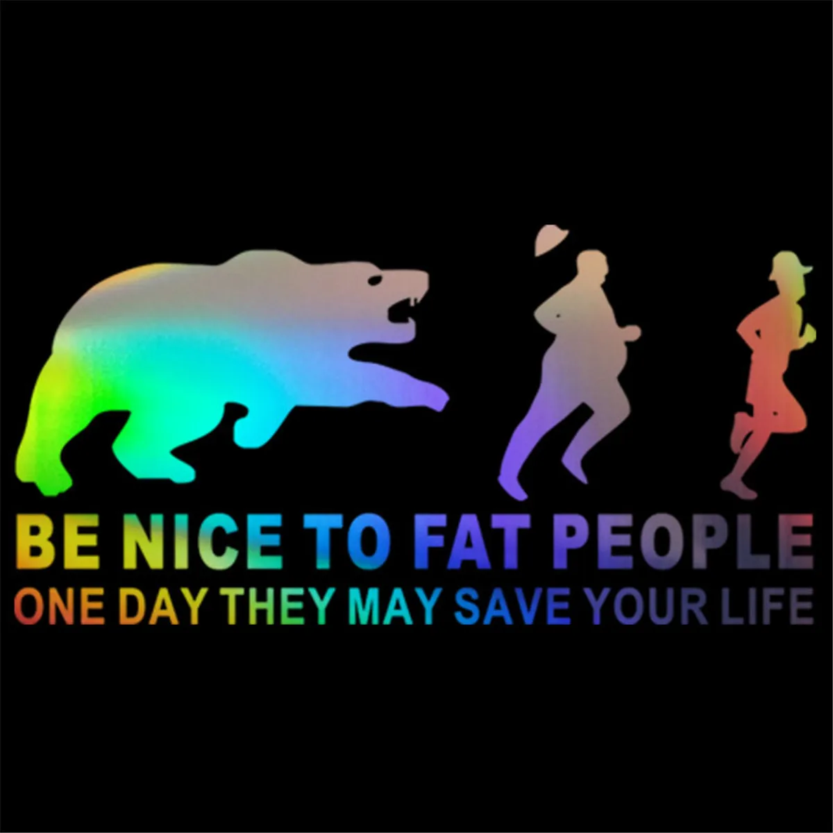 

Be Nice To Fat People Wall Home Glass Door наклейка на окно автомобиля Laptop Auto Truck