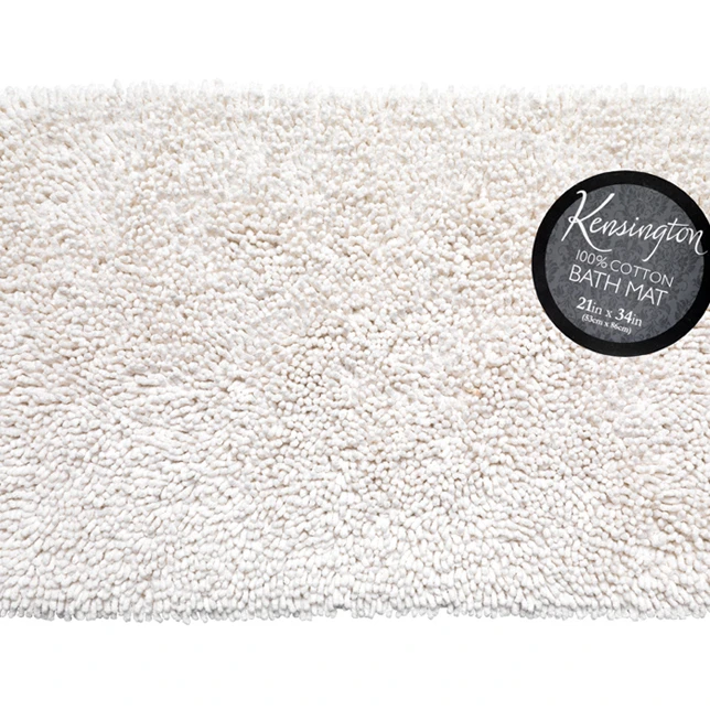 Американские ремесла белый хлопок лохматый шенилловый коврик для ванной 21 &quotX