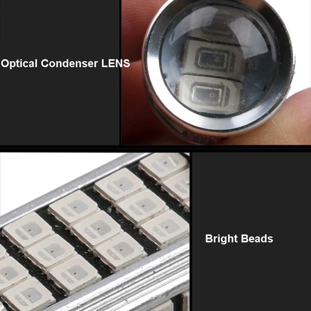 1156 BA15S 1157 BAW15S BAY15D 66 SMD 2835 Светодиодный белый красный 12В Автомобильный P21W PY21W PR21W
