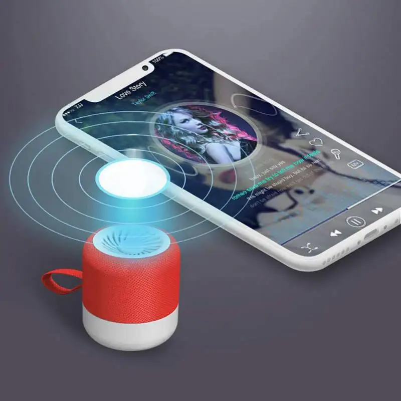 Мини Bluetooth динамик мини Громкий портативный беспроводной 5 0 синий зуб колонки для