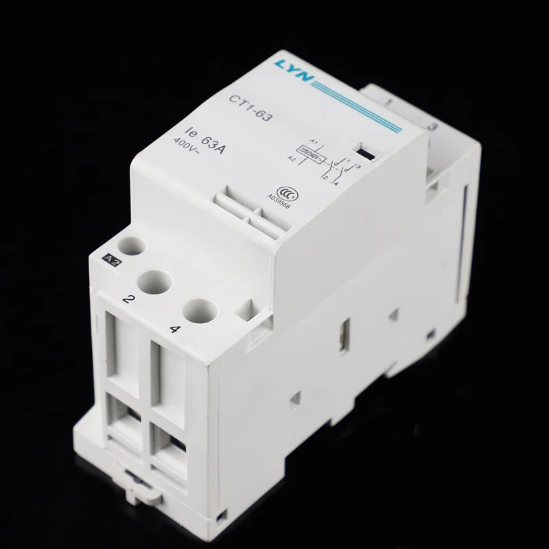 CT1 63 2P 63A 2NO AC220V нормально открытый AC контактор для дома/домашнего контактного