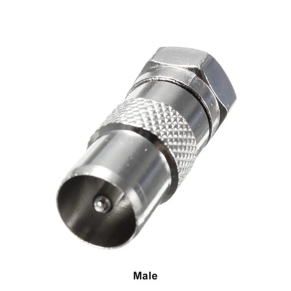 Антенный штекер F типа для коаксиального радиочастотного антенного штекера 1x