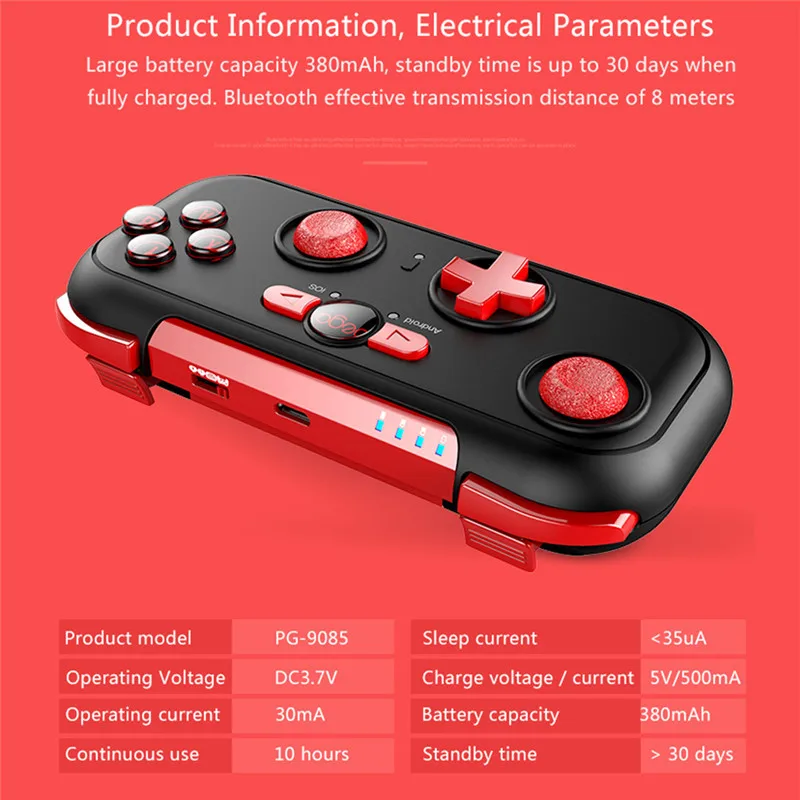 IPega PG-9085 PG 9085 Bluetooth геймпад джойстик Красный Мастер беспроводной игровой