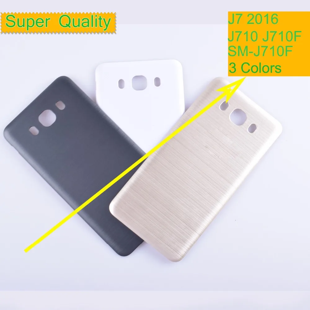 

10Pcs/lot For Samsung Galaxy J7 2016 J710 SM-J710F J710FN J710M J710H Housing Battery Cover Back Cover Case Rear Door Chassis