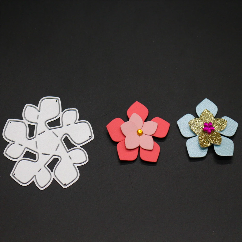 

YINISE Metal Cutting Dies For Scrapbooking Stencils FLOWER DIY Album Cards Decoration Embossing Folder CRAFT Die Cuts Cut