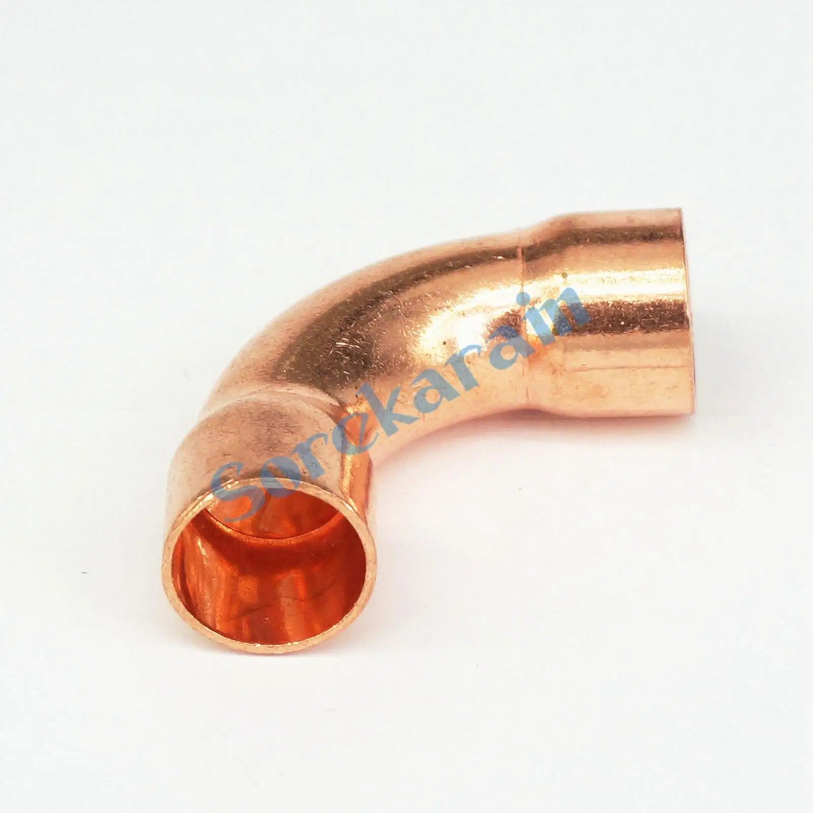

16x1.0mm Inner Diameterx Wall Thickness 90 Degree Elbow Copper End Feed Lond Radius Pipe Fitting Plumbing For Gas Water Oil