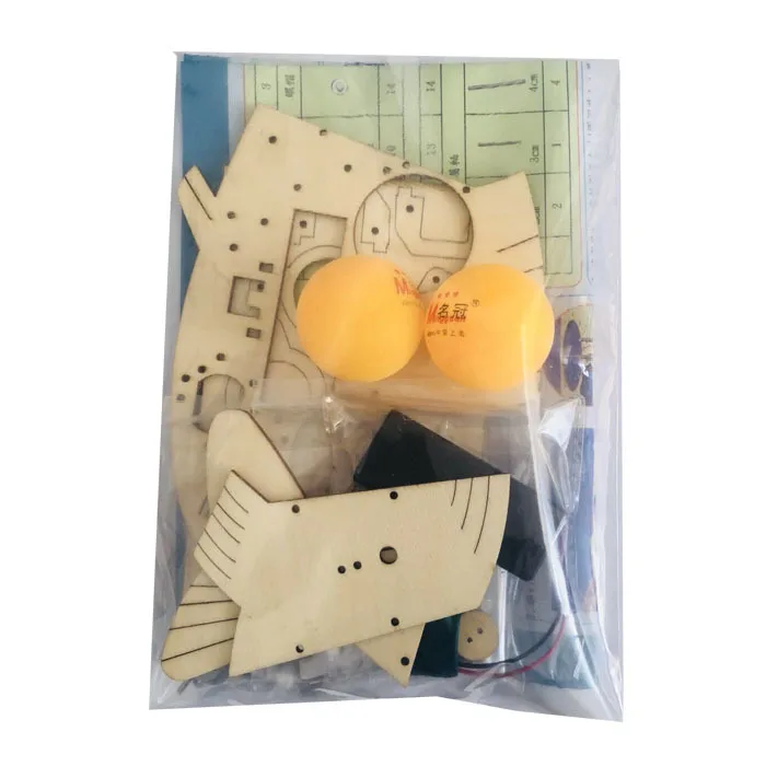 Забавные деревянные игрушки DIY Электрический бионический робот рыба может