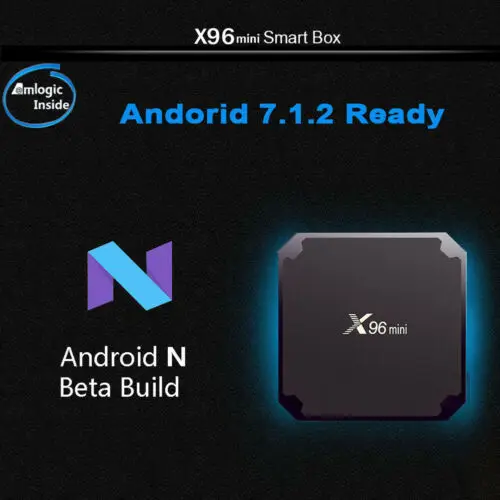 Смарт ТВ коробка X96 мини X96-W S905W Мини Android 7 1 4K Гб + 8 ГБ/2 ГБ 16 четырехъядерный WiFi IPTV
