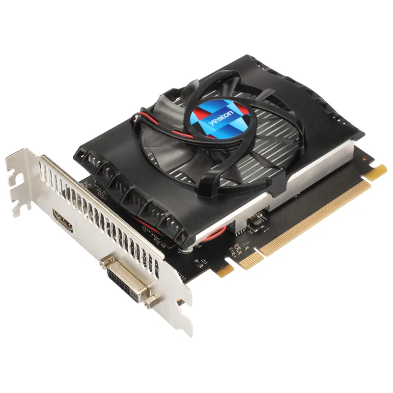Yeston Geforce Gt 1030 2 ГБ Gddr5 видеокарты Nvidia Pci Express 3 0 настольный компьютер ПК видеоигровая