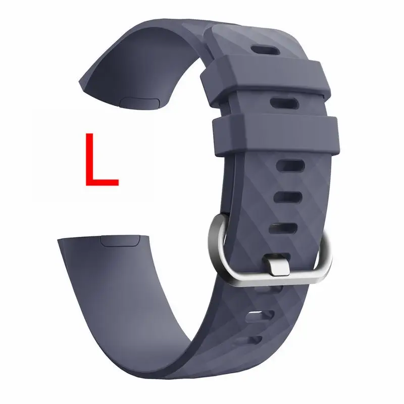 Для Fitbit Charge 3 мягкий силиконовый спортивный сменный ремешок для наручных часов