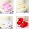 

2018 Fashion Newborn Infant Baby Girl Non-Slip Lace Flower Shoes Kid Spring And Autumn Warm Casual Soft Shoes Suitable For 0-2Y