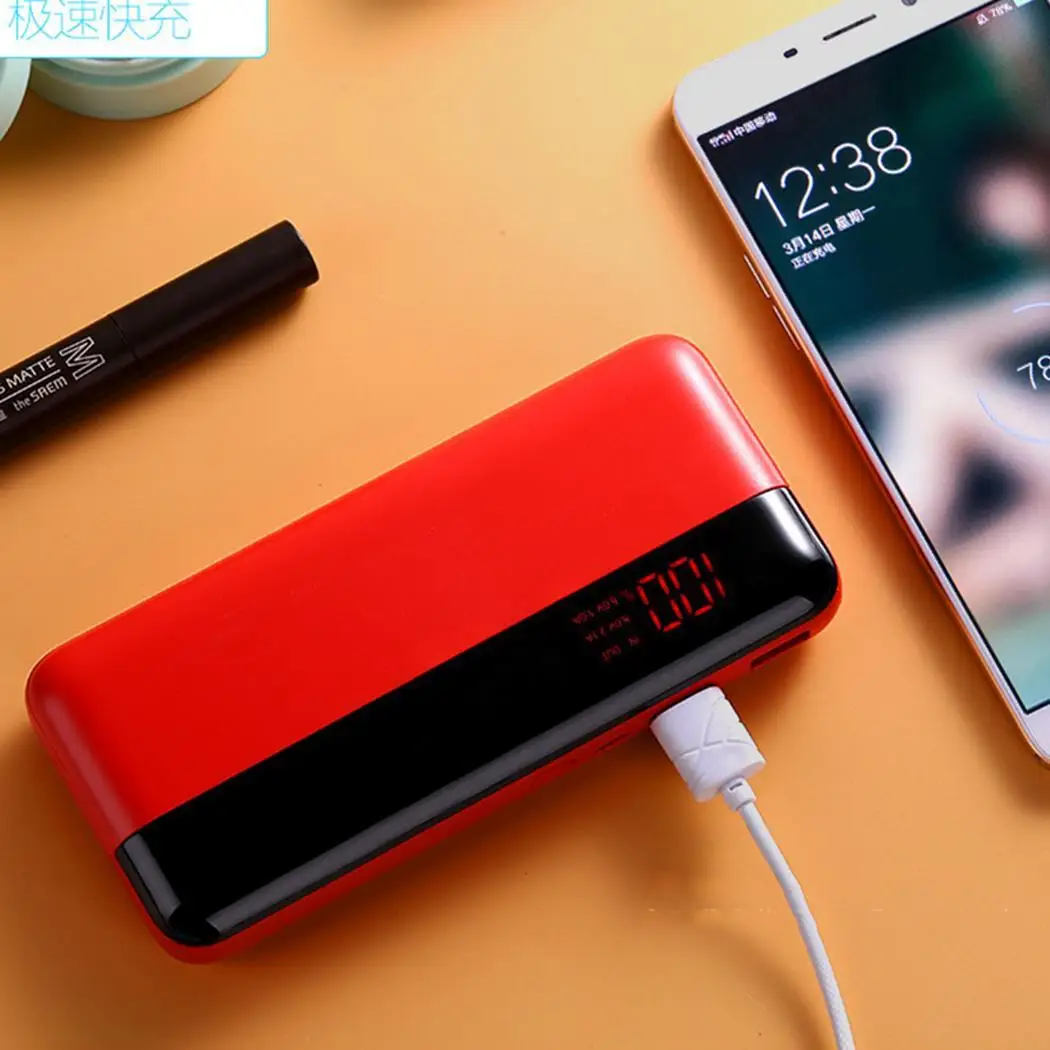 Ультратонкий 30000 мАч портативный USB внешний аккумулятор зарядное устройство