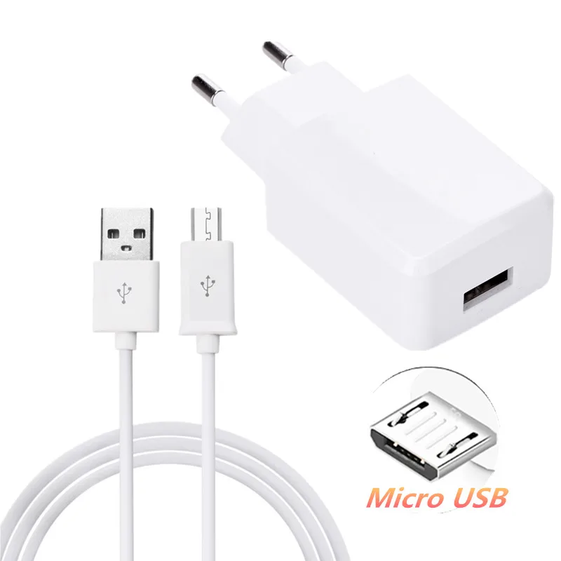 Зарядное устройство и кабель Micro USB для Xiaomi Redmi 6A 4x note 4 5 6 Pro Lenovo a536 a2010 a6000 s850 s60