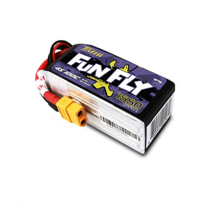 Оригинальный TATTU 14 8 V 1550mAh 100C 4S XT60 разъем Lipo батарея для Emax HAWK 5 FPV гоночный Дрон