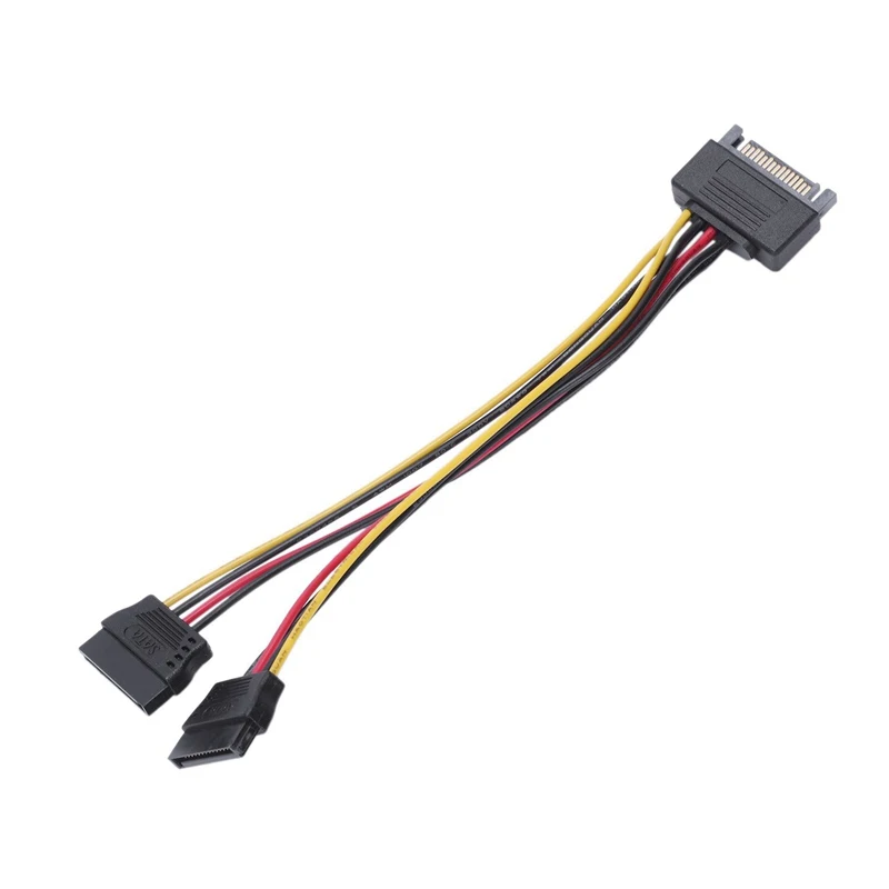 Sata шнур питания с жестким диском 15 pin одна минута двумя поворотными разъемами
