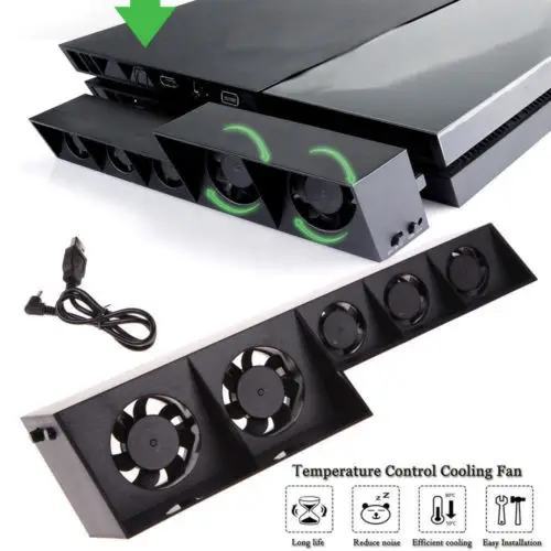 5fan PS4 игровые аксессуары игровая станция 4 хост охлаждающий вентилятор кулер