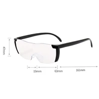 new 250 degree vision glasses magnifier magnifying eyewear reading glasses portable gift for parents