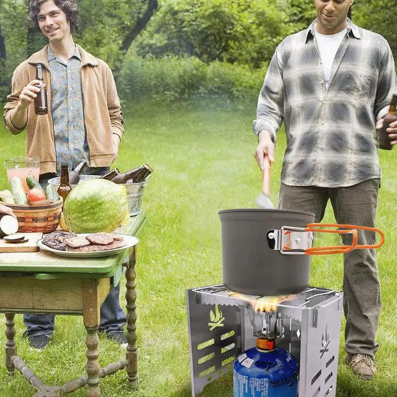 Открытый Кемпинг Туризм Нержавеющая сталь складной барбекю гриль портативный