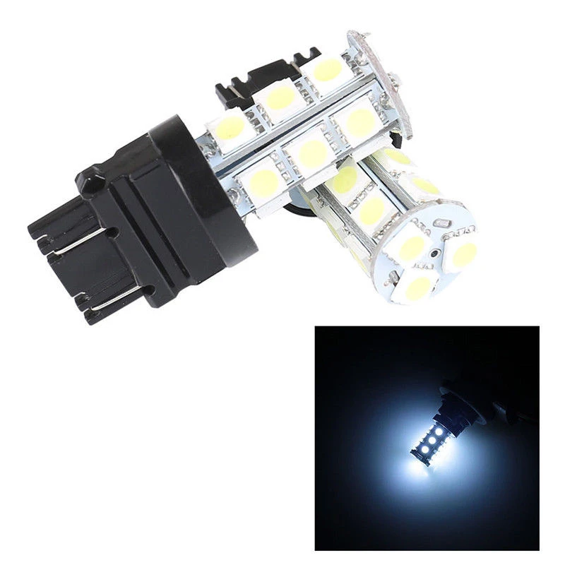 

2 шт./компл. T25 3157 18SMD 5050 светодиодсветодиодный задняя резерсветильник лампа холодного белого света