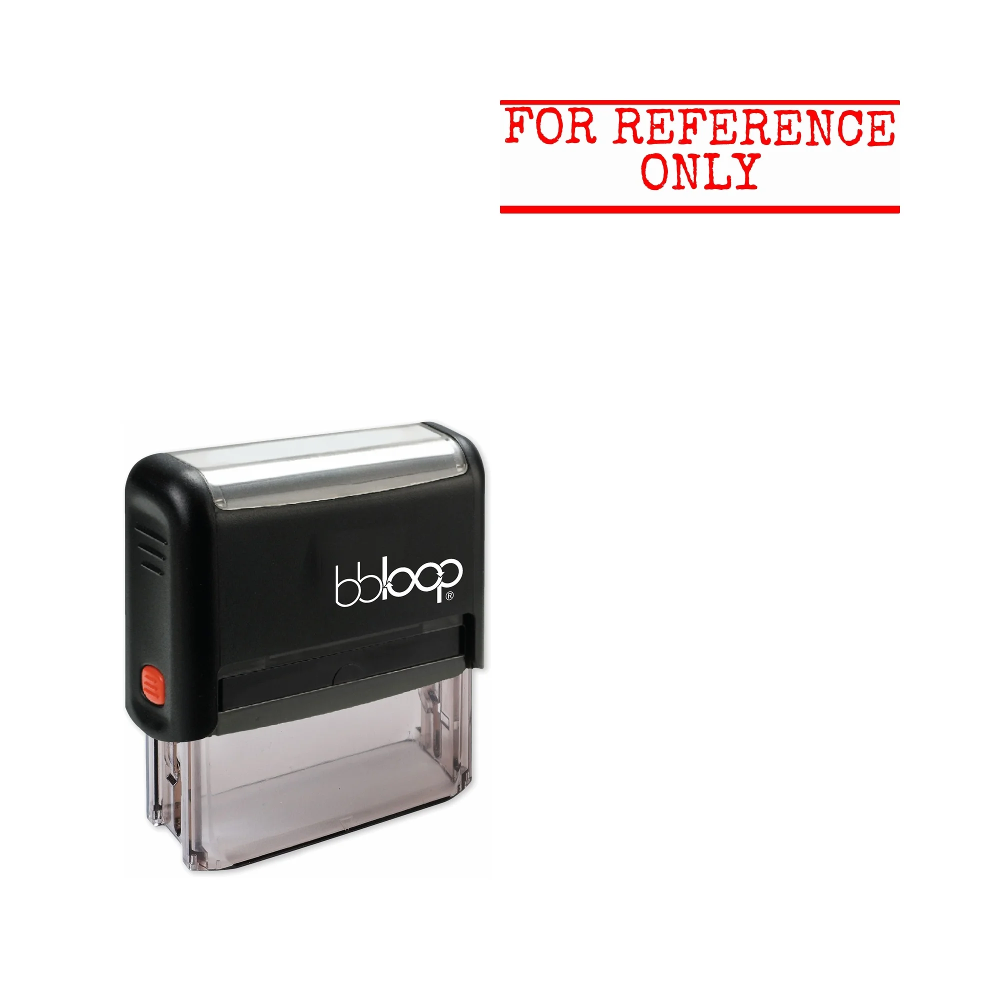 Bbloop ɿOR REFERENCE ONLY' самостоятельная печать для офиса прямоугольный стиль