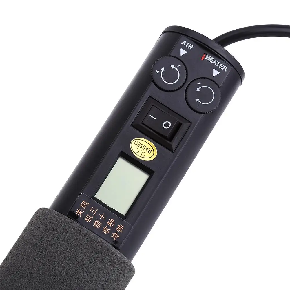 220V 450W паяльная станция Регулируемый ЖК-дисплей цифровой дисплей сварки