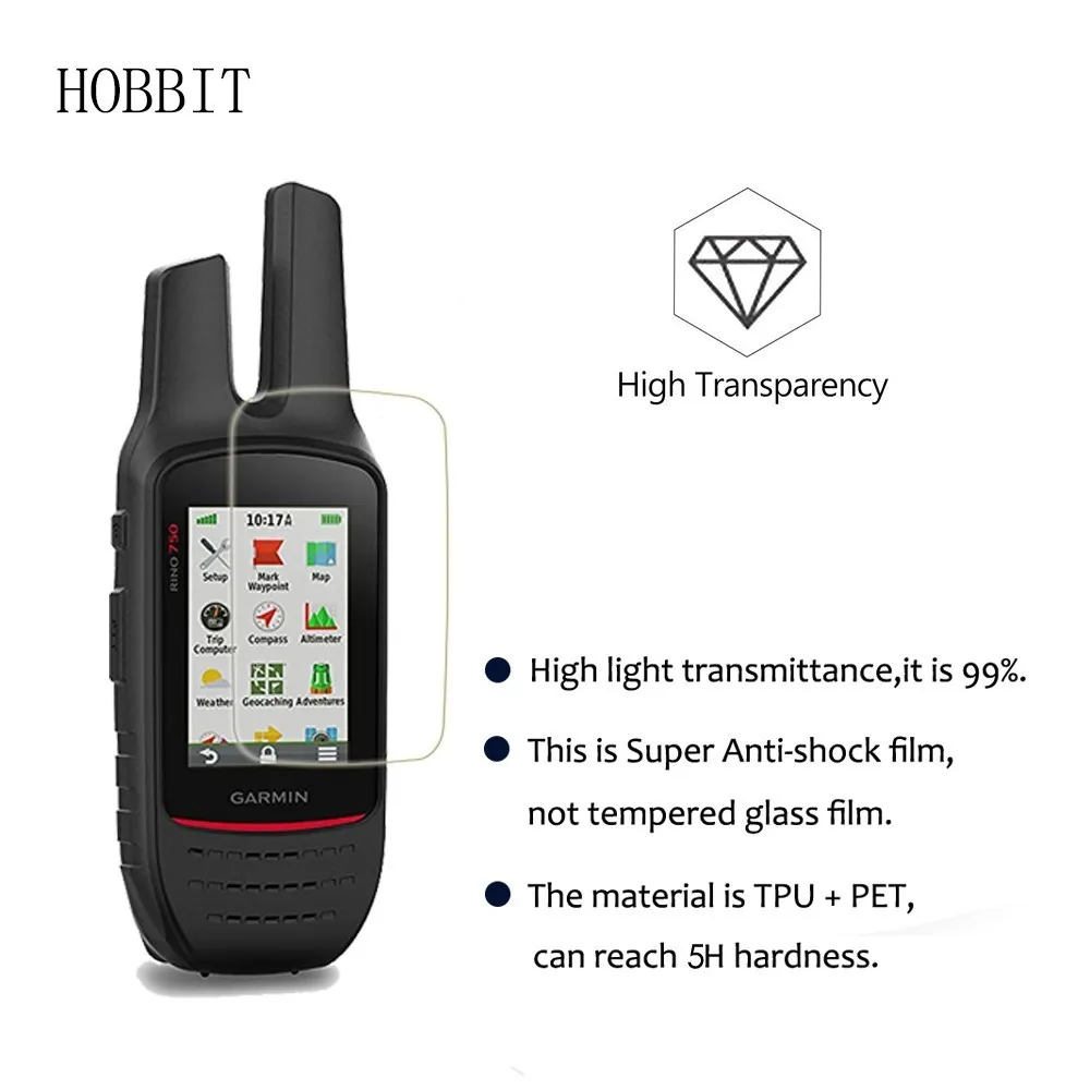 Защитная пленка для Garmin Rino 750 755t 700 3 упаковки прочная ручная с GPS Навигатором