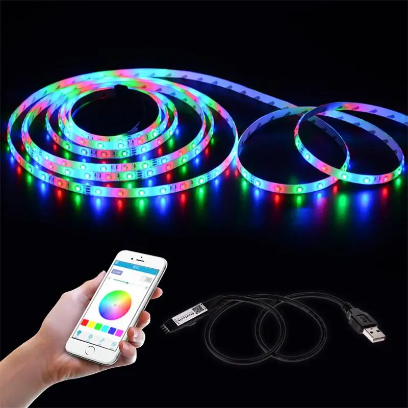 Мини USB DC5V Bluetooth LED RGB контроллер беспроводной IOS/Android RGBW для 2835 5050 Светодиодная