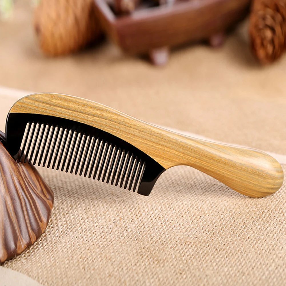 Кисточки зеленый сандалового дерева для женщин мужчин подарок круглая ручка