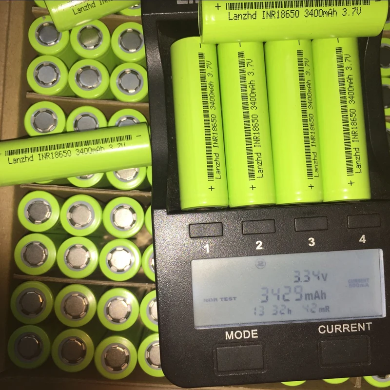 10 шт. 100% Новый оригинальный INR18650 3 7 v 3400mah 18650 литиевая аккумуляторная батарея для