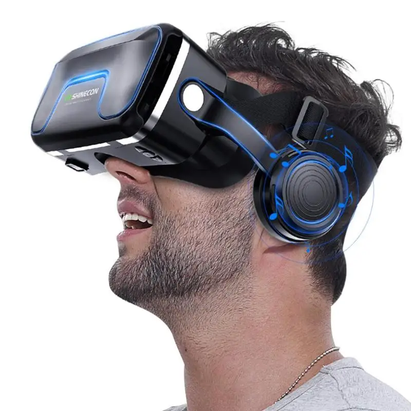 2019 Новый Google Cardboard VR shinecon Pro версия виртуальной реальности 3D очки 360 градусов