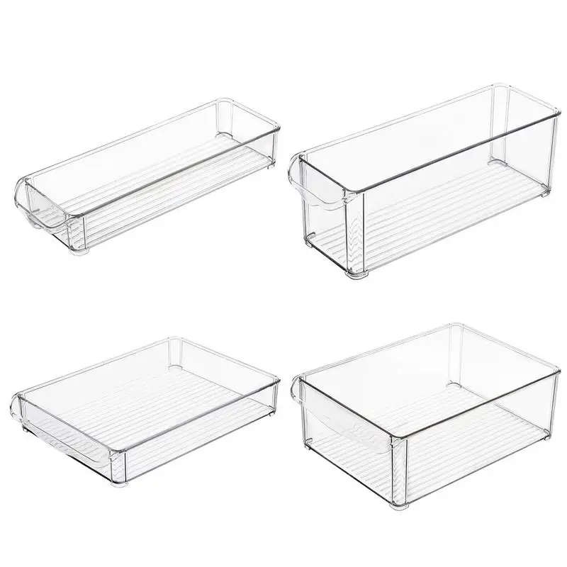 Универсальный ящик для хранения на холодильник прямоугольный пластиковый шкаф