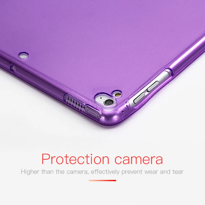 Чехол для iPad 5 6 Air 2 Pro 9 7 Мягкий ТПУ силиконовый прозрачный тонкий задняя крышка