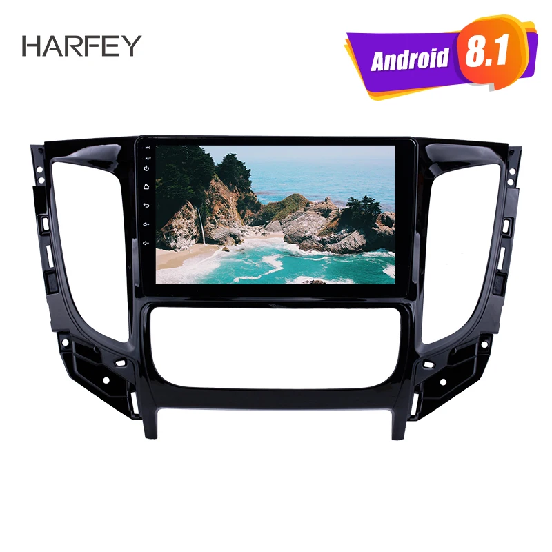 Harfey Android 8 1/9 0 Bluetooth Радио 9 &quotдля 2015 Mitsubishi TRITON Авто A/C GPS Navi SD DVR 3G WIFI SWC автомобильный