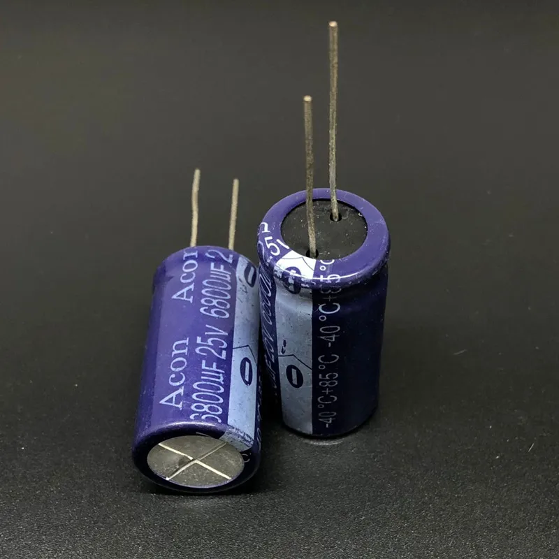 5 шт./лот мкФ 25 в 18x36 мм 25V6800uF хорошее качество Алюминиевый электролитический