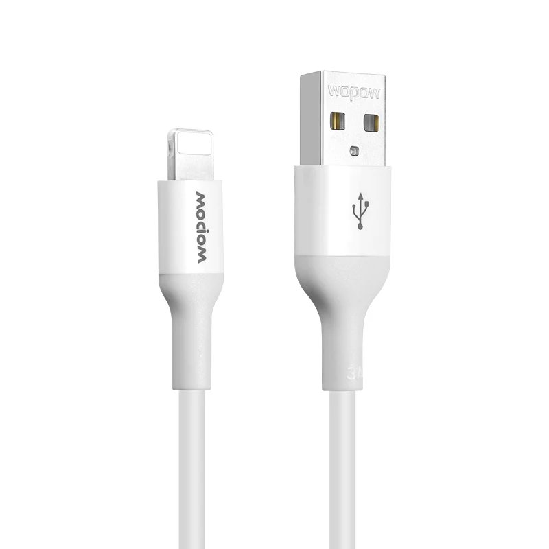 WOPOW кабель для быстрой зарядки iPhone iPad Mini iPod Lighting на usb шнур освещения 1 м зарядного