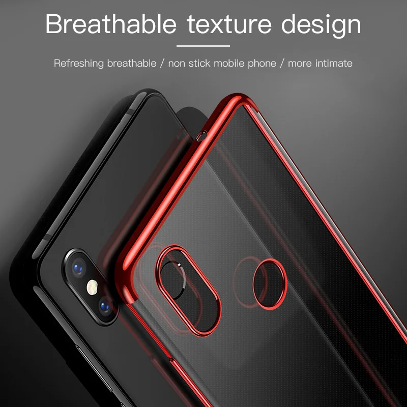 Прозрачный случай для Redmi Примечание 4 Note 5 Pro 4X 6Pro 6A Мягкий ТПУ чехол телефона Xiaomi