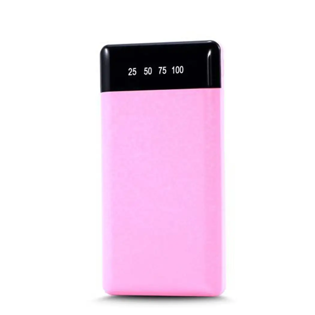 Durable Portable LCD Digital Display Dual 10000mAh USB Power Micro Bank 5V/2.1A Mobile | Мобильные телефоны и аксессуары