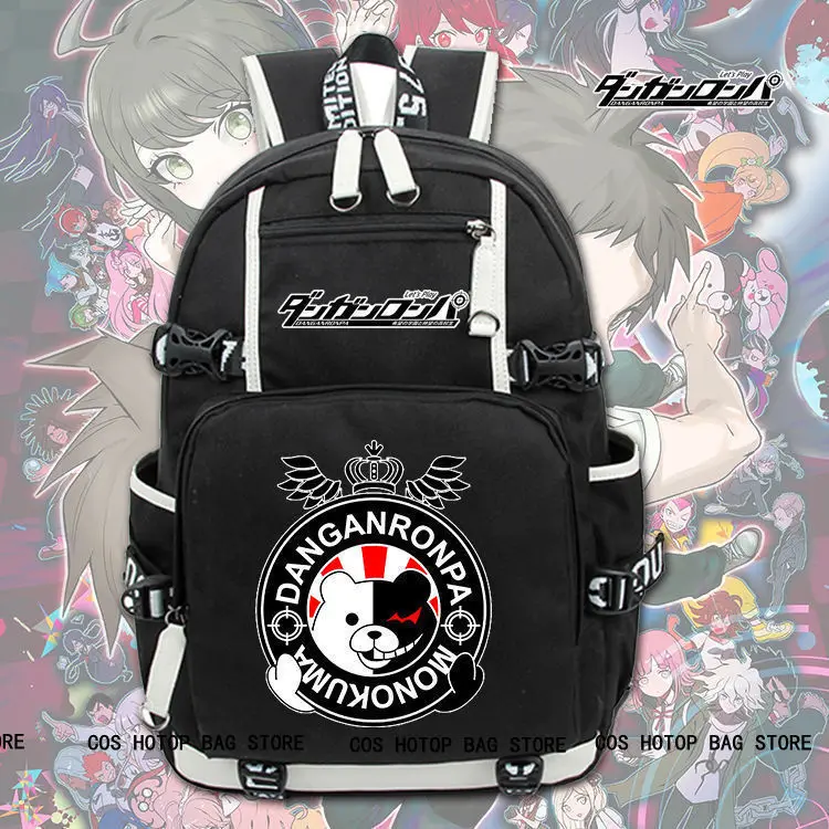 

HotAnime Danganronpa Trigger Happy Havoc Backpack Knapsack Packsack Travel Bags