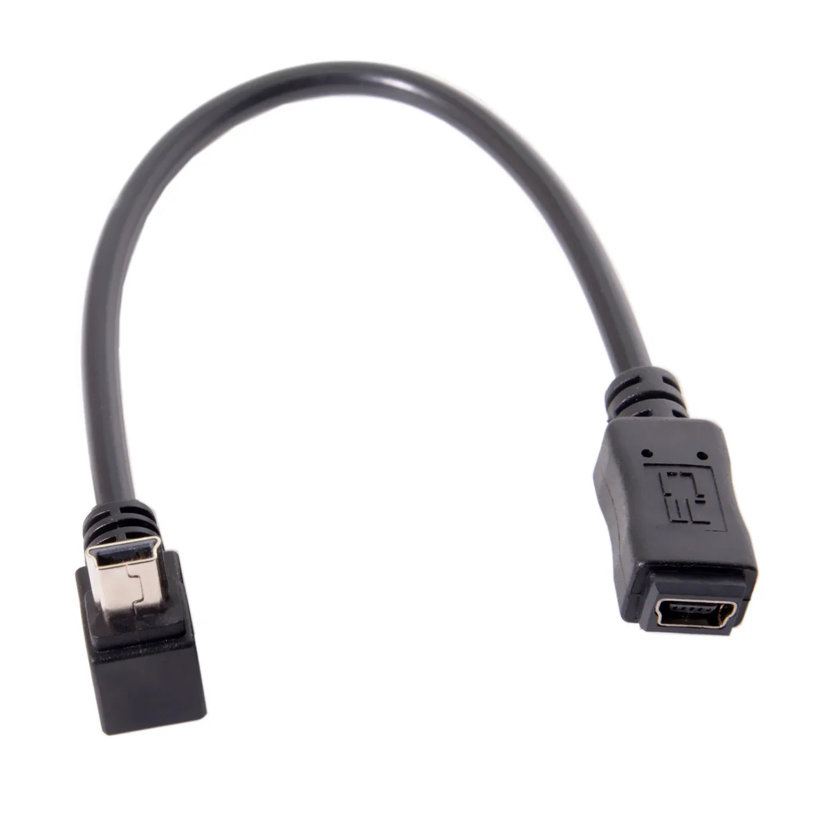 Zihan mini usb 5p Женский к GPS Mini USB 5P 90D Прямой Угловой Мужской Удлинительный